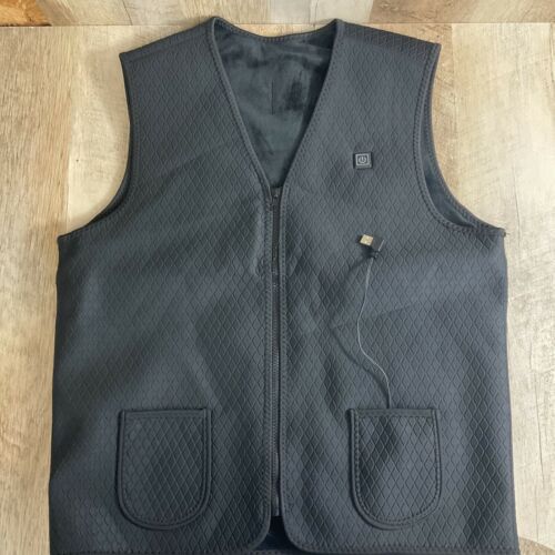 AS IS - Heated Electric Warm Vest, Washable Lightweight - Size Large (6922774118583)